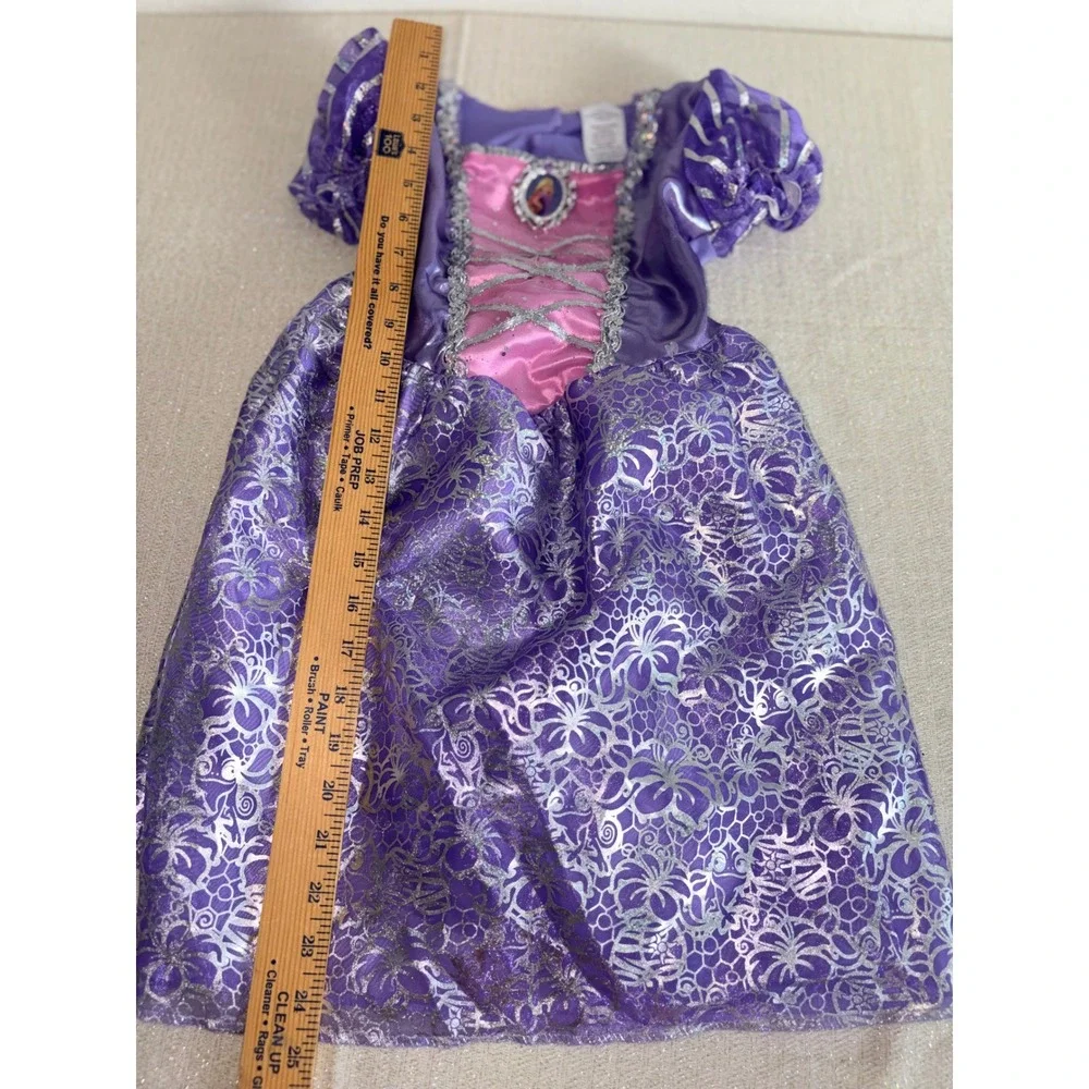 Disney Rapunzel Tangled Costume Dress age 4-6X Purple Pink new Character Cameo
